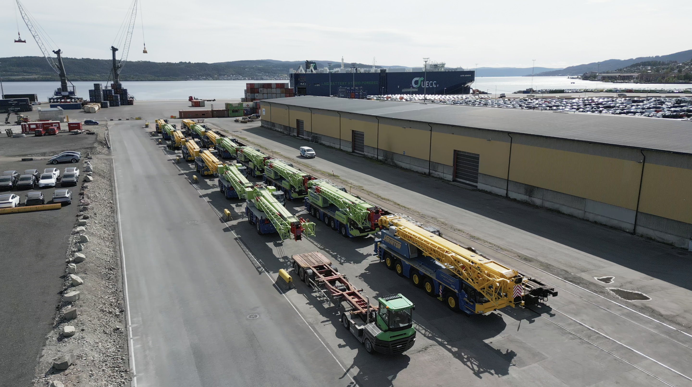The biggest mobile cranes delivery in Norwegian history!